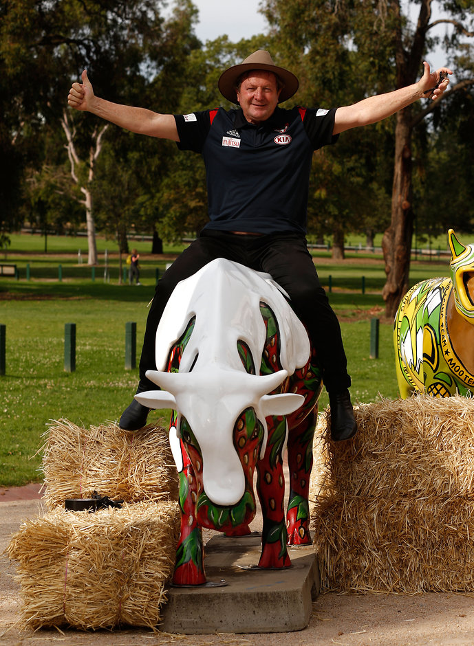 AFL 2016 Media - Country Game Launch Kevin Sheedy in familiar spruiking mode earlier this year for the inaugural Country Game - ${keywords}